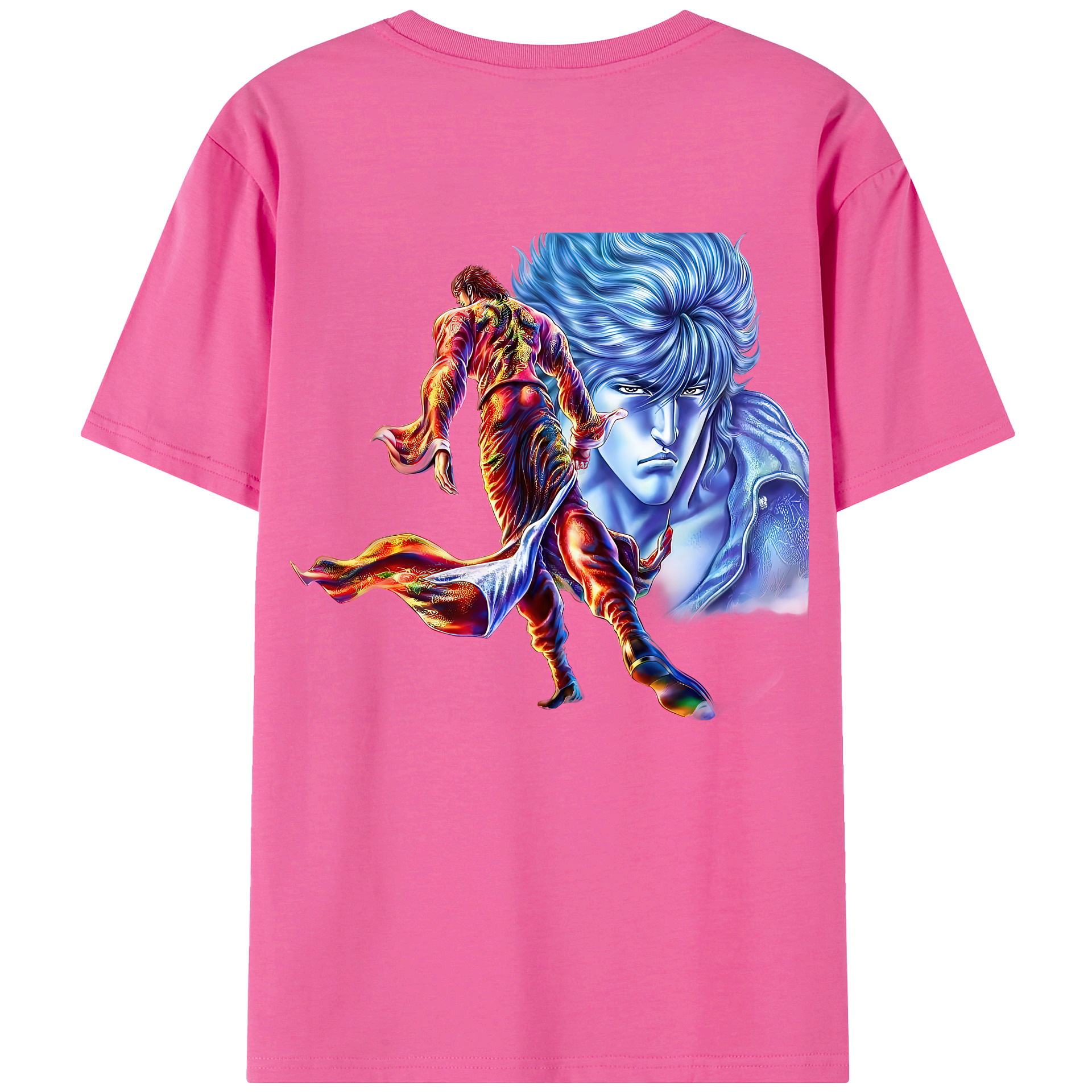 （画像用） 北斗の拳 Fist of the North Star レディース半袖Tシャツ(バックプリント)